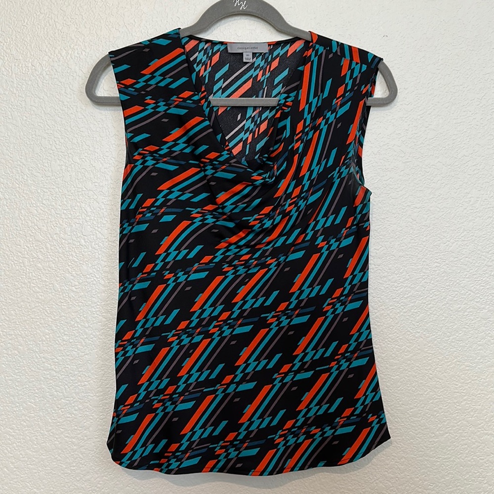 ‼️LAST CALL Classiques Entier Silk Sleeveless Top, Women's XS cowl neck